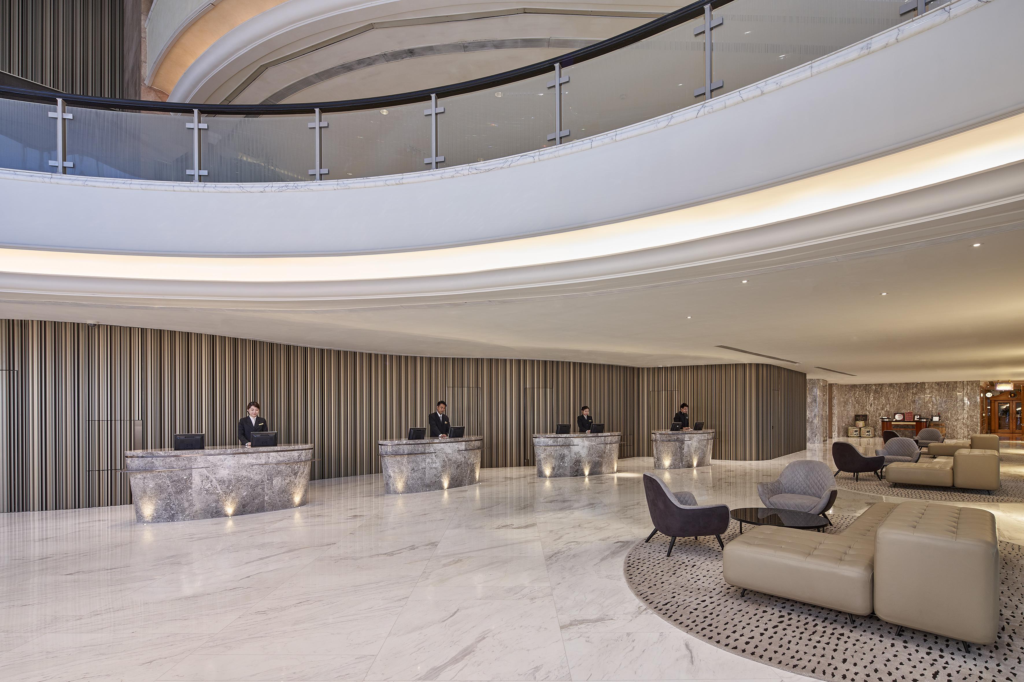 Harbour Grand Kowloon Hotell Hongkong Eksteriør bilde The lobby of the hotel