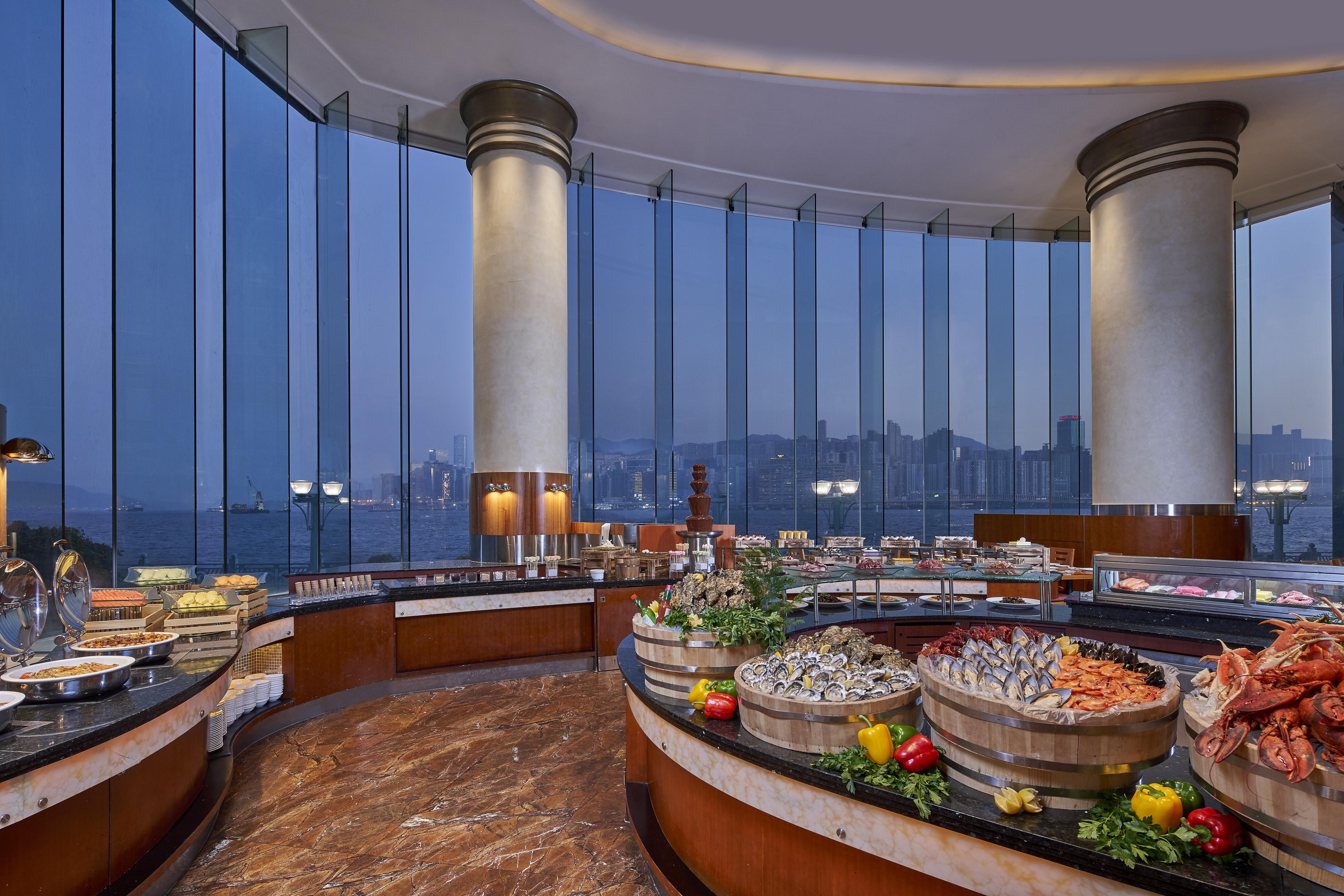 Harbour Grand Kowloon Hotell Hongkong Eksteriør bilde The Club Lounge at the Westin Shanghai