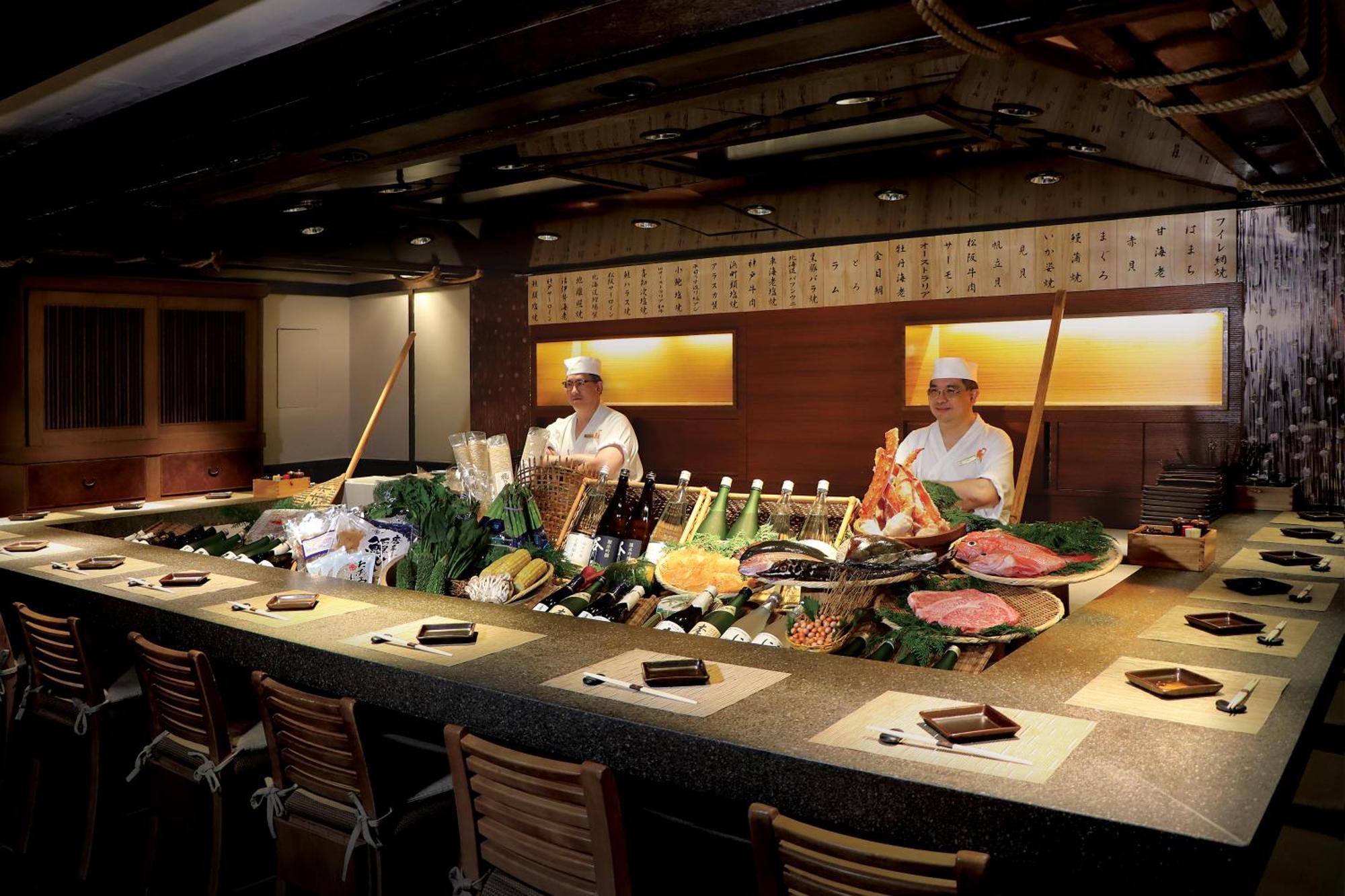 Harbour Grand Kowloon Hotell Hongkong Eksteriør bilde Sushi bar